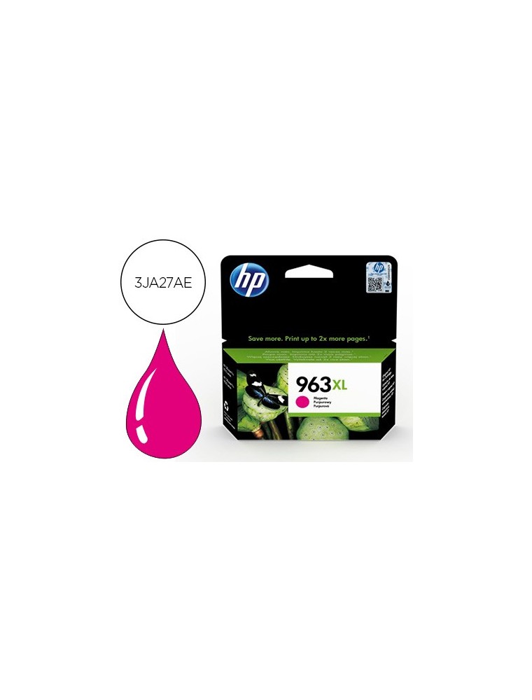 Hewlett Packard Hp Cartucho Inkjet Magenta Para Officejet Pro 9010 9012 9014963Xl 1600 Pag