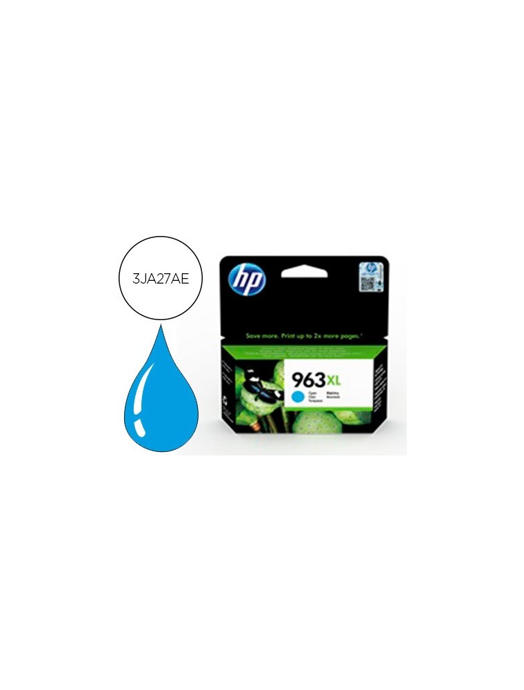 Hewlett Packard Hp Cartucho Inkjet Cyan Para Officejet Pro 9010 9012 9014963Xl 1600 Pag