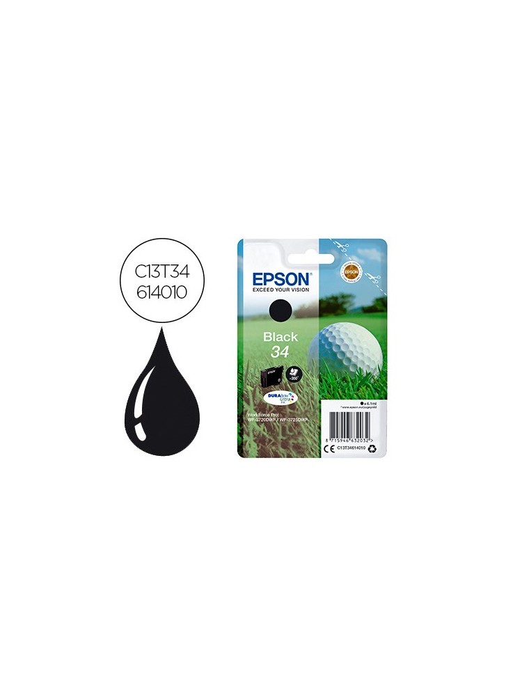 Epson Cartucho Inyeccion Tinta Negro Para Workforce Sx