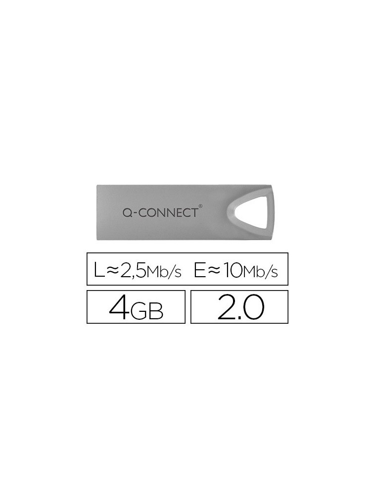 Memoria usb q-connect flash premium 4 gb 2.0