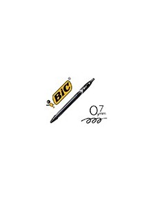 Boligrafo bic gelocity quick dry retractil tinta gel negro punta de 0,7 mm