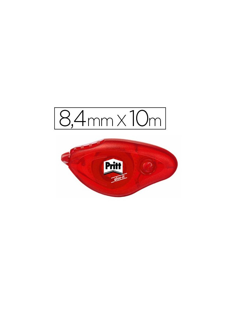 Pegamento pritt roller compact permanente 8,4 mm x 10 m