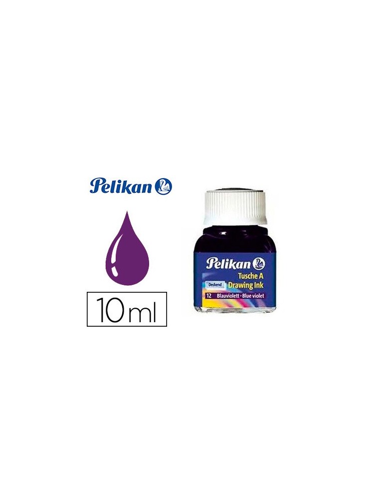 Tinta china pelikan violeta bote de 10 ml