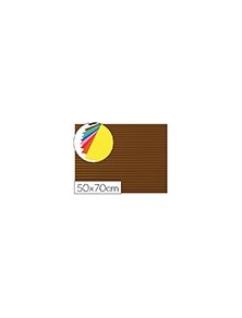 Goma eva ondulada liderpapel 50x70cm 2,2mm de espesor marron