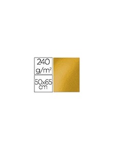 Cartulina liderpapel 50x65 cm 240gm2 oro viejo paquete de 25 unidades