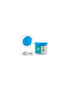 Tempera liderpapel escolar 40 ml azul cian