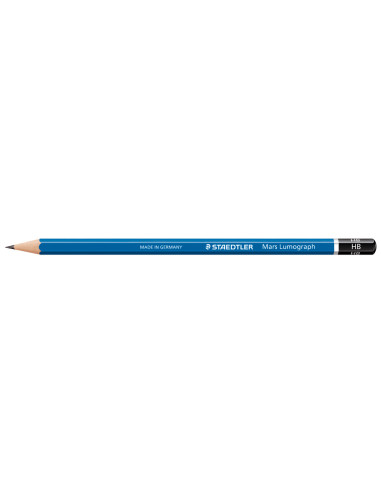 STAEDTLER LÁPIZ LUMOGRAPH GRAFITO 100-HB CAJA 12