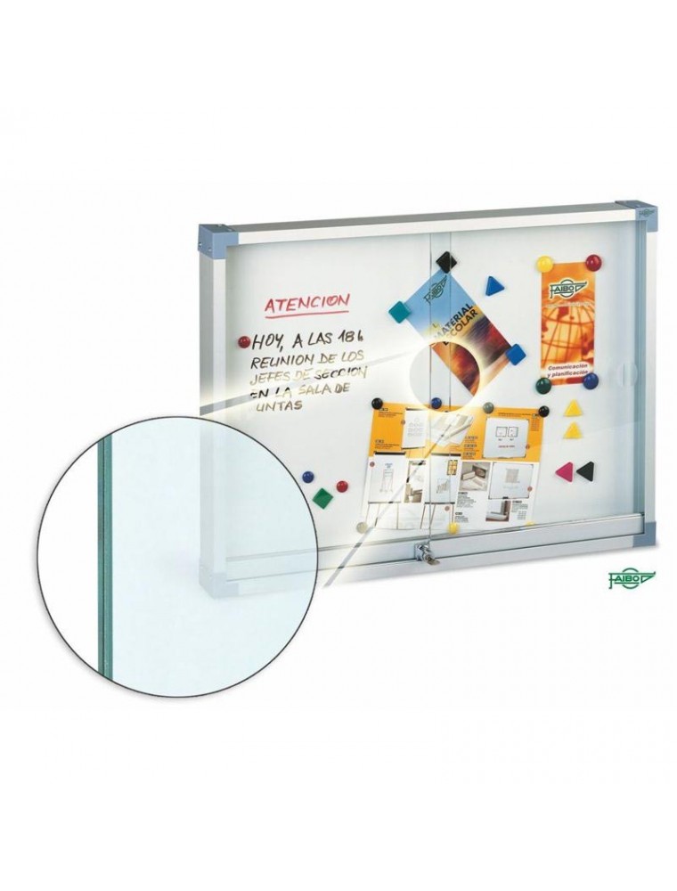 Vitrina para anuncio 100    146 cm con cristal de seguridad