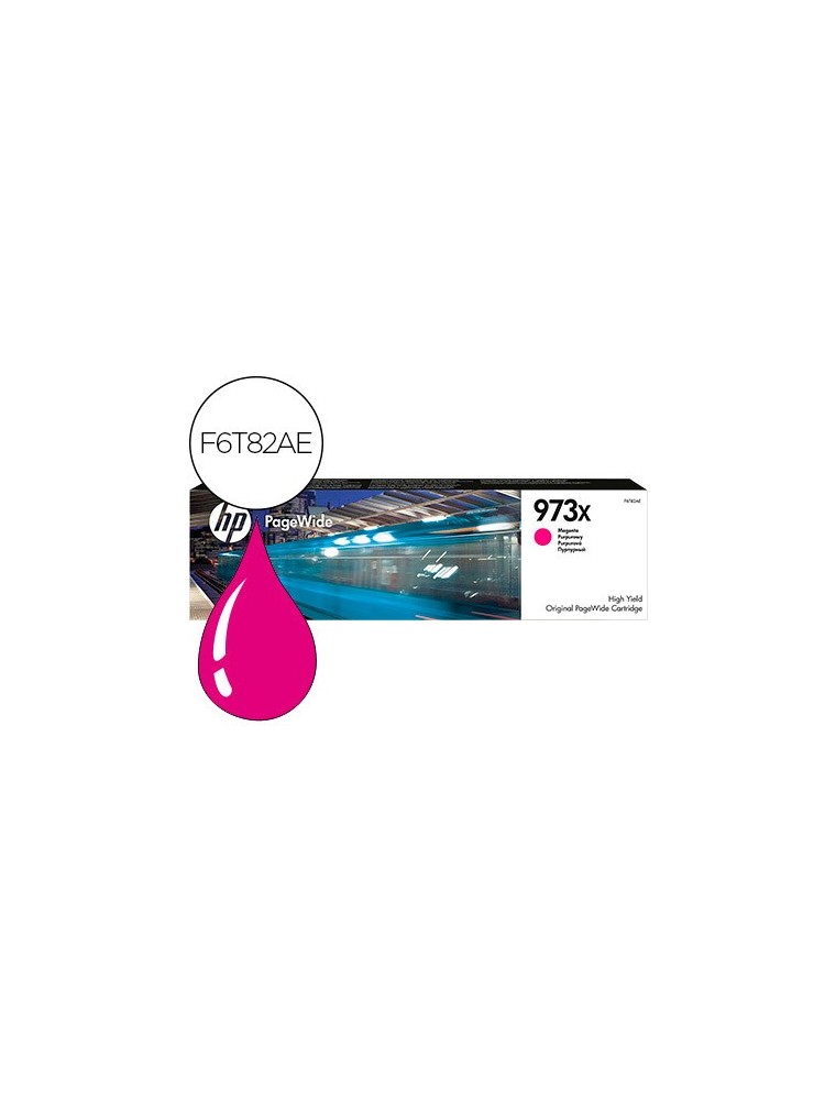 Hewlett Packard Hp Cartucho Inyeccion Tinta Magenta Para Pagewide Mariaged Mfp P57750Dw Nº 973X