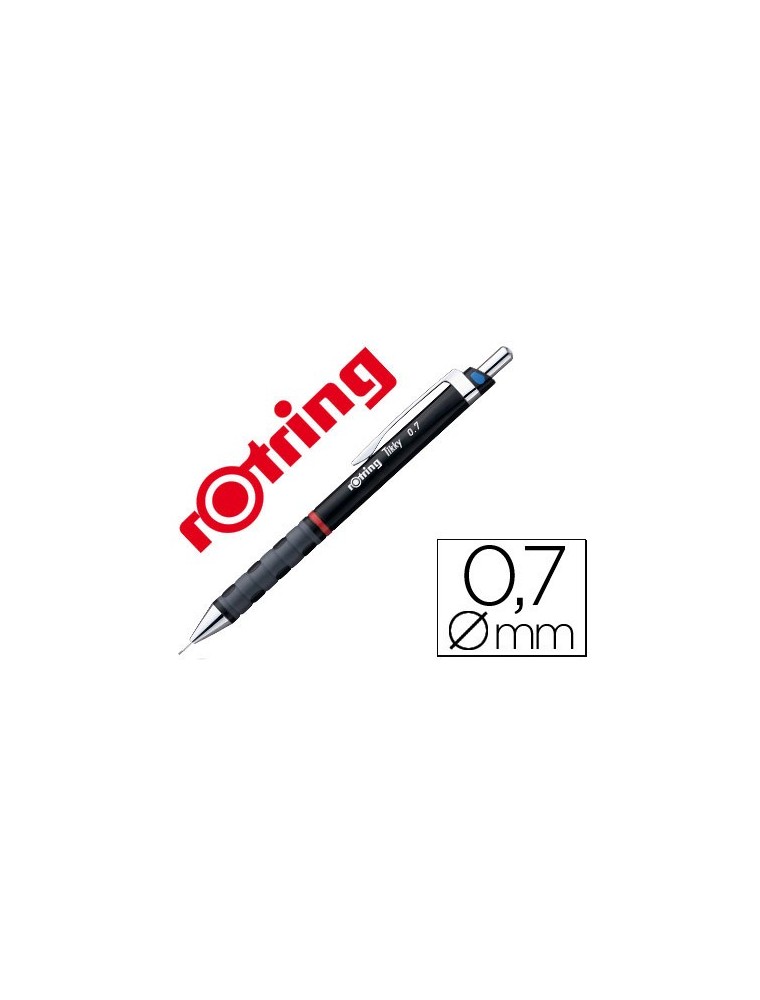 Portaminas rotring tikky 0,7 mm negro