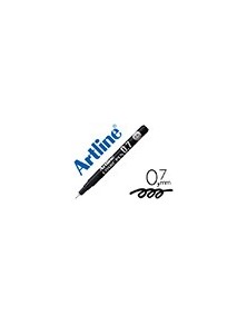 Rotulador artline calibrado micrometrico negro comic pen ek-287 punta poliacetal 0,7 mm resistente al agua