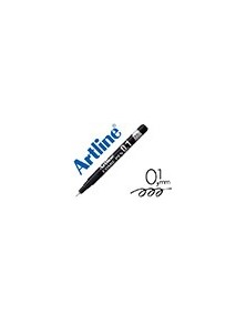 Rotulador artline calibrado micrometrico negro comic pen ek-281 punta poliacetal 0,1 mm resistente al agua