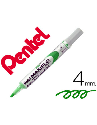 PENTEL MAXIFLO MWL-5S MARCADOR PIZARRA-BLANCA VERDE -12U-