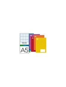 Libreta liderpapel smart a5 32 hojas 60 gm2 rayado nº 46 colores surtidos