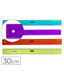 Regla mr 30 cm plastico...