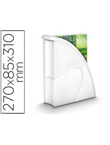 Revistero cep plastico uso vertical  horizontal blanco 85x270x310 mm