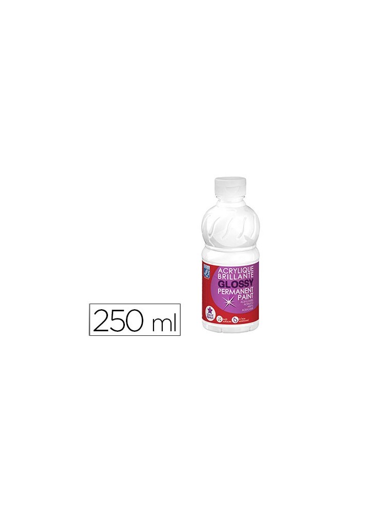 Pintura acrilica lb brillo blanco bote de 250 ml