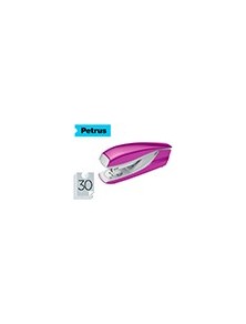 Grapadora petrus mod 635 petrus wow purpura metalizada capacidad 30 hojas