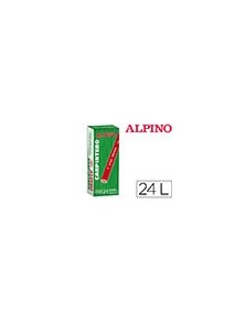 Lapices alpino carpintero caja de 24 unidades