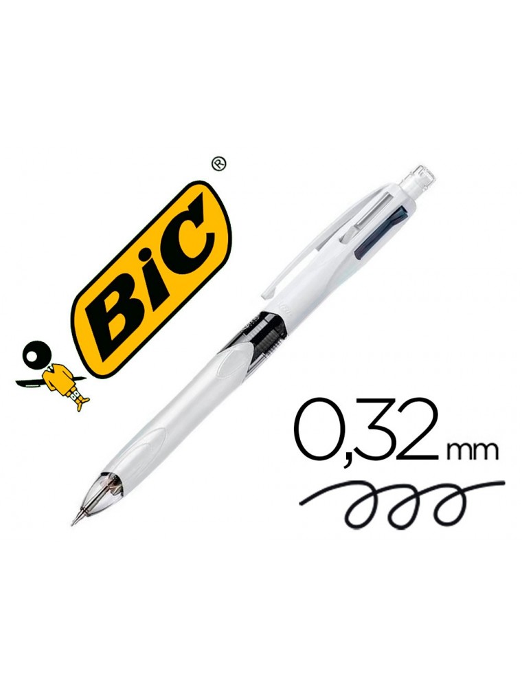 Boligrafo bic multifuncion azulnegrorojoportaminas 0,7 mm