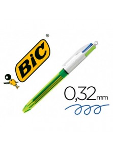 Boligrafo bic cuatro...