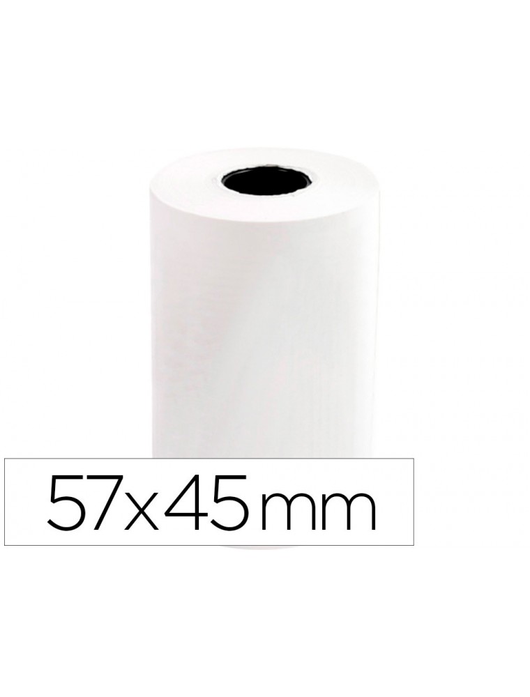 Rollo sumadora q-connect termico 57x45x11 mm 58 gr sin bisfenol a