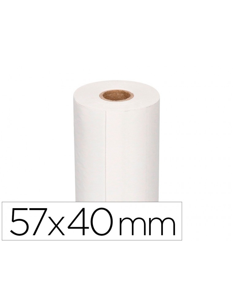 Rollo sumadora q-connect termico 57x40x11 mm 58 gr sin bisfenol a