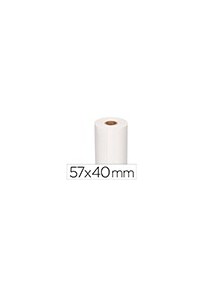 Rollo sumadora q-connect termico 57x40x11 mm 58 gr sin bisfenol a