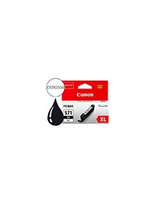 Ink-jet canon cli-571xl pixma mg6852  ts6050  ts8050 negro alta capacidad