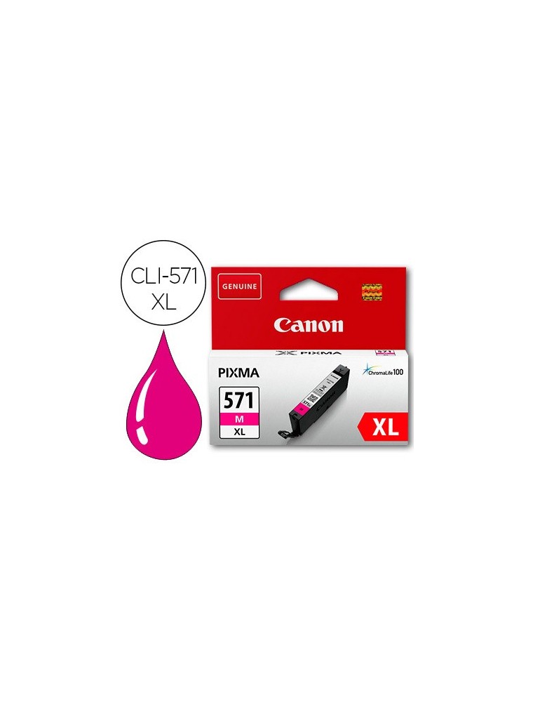 Ink-jet canon cli-571xl pixma mg6852  ts6050  ts8050 magenta 500 pag