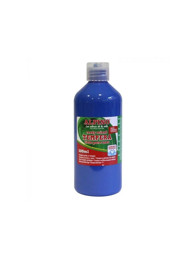 TEMPERA RENTABLE 500 ML COLOR BLAU FOSC ALPÍ