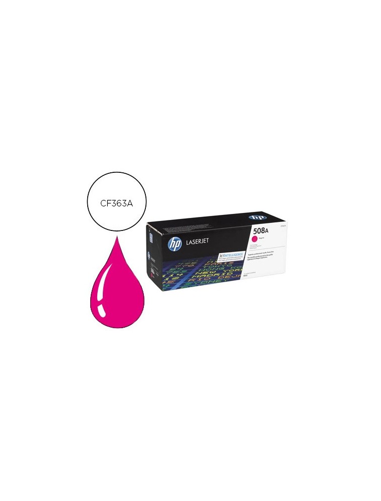 Toner hp 508a laserjet enterprise m552553577 magenta 5.000 pag