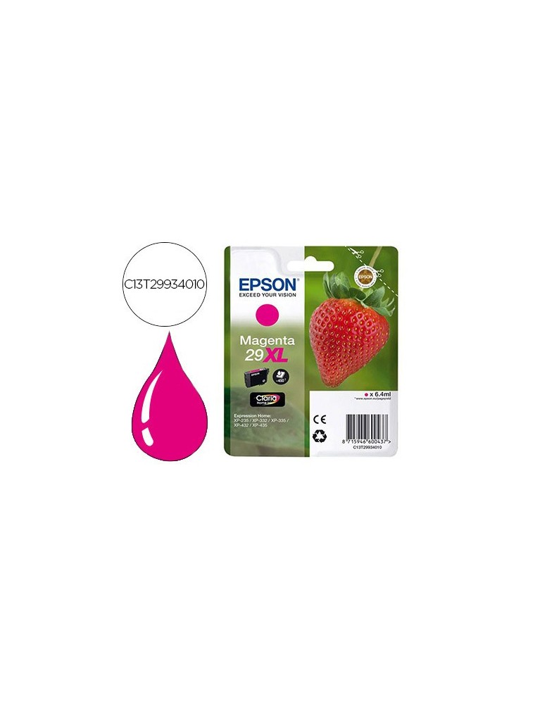 Ink-jet epson home 29xl t2993 xp435330335332430235432 magenta 450 pag