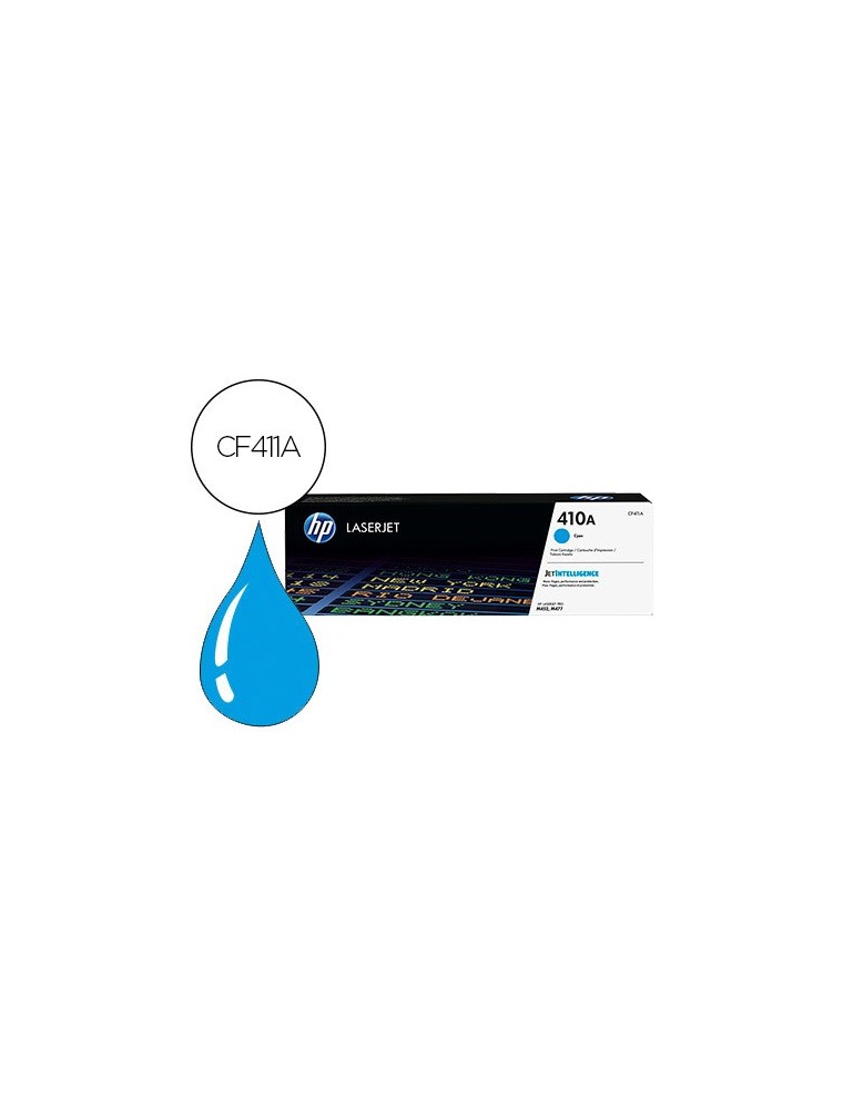 HEWLETT PACKARD HP TONER LASERJET CYAN PARA M477FDN, M452N, M377DW 2.300 PAG.