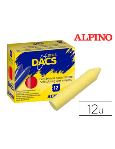 DACS CERAS DACS 55MM AMARILLO CLARO ESTUCHE DE 12