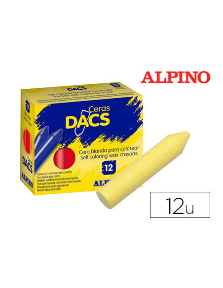 DACS CERAS DACS 55MM AMARILLO CLARO ESTUCHE DE 12