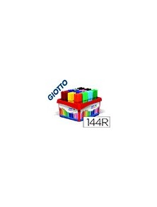 Rotulador giotto turbo color school pack de 144 unidades 12 colores x 12 unidades