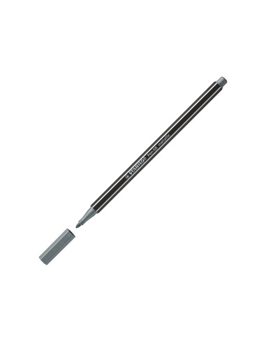 STABILO PEN 68 METALLIC ROTULADOR PLATA CAJA -10U-