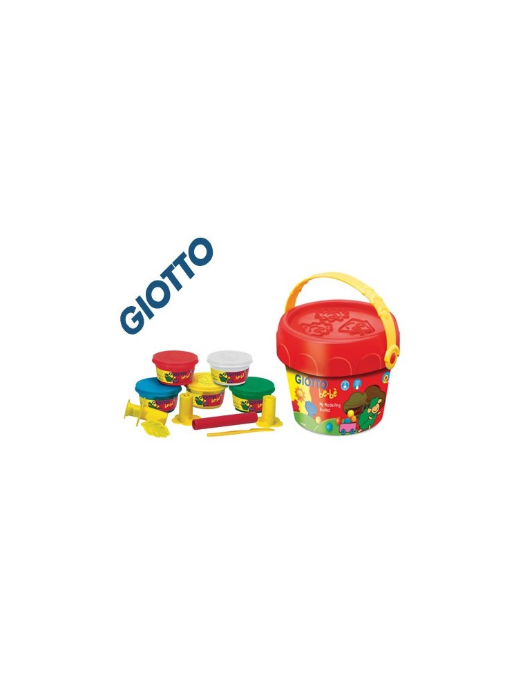 Pasta giotto bebe para modelar cubo maxi con accesorios dermatologicamente testado