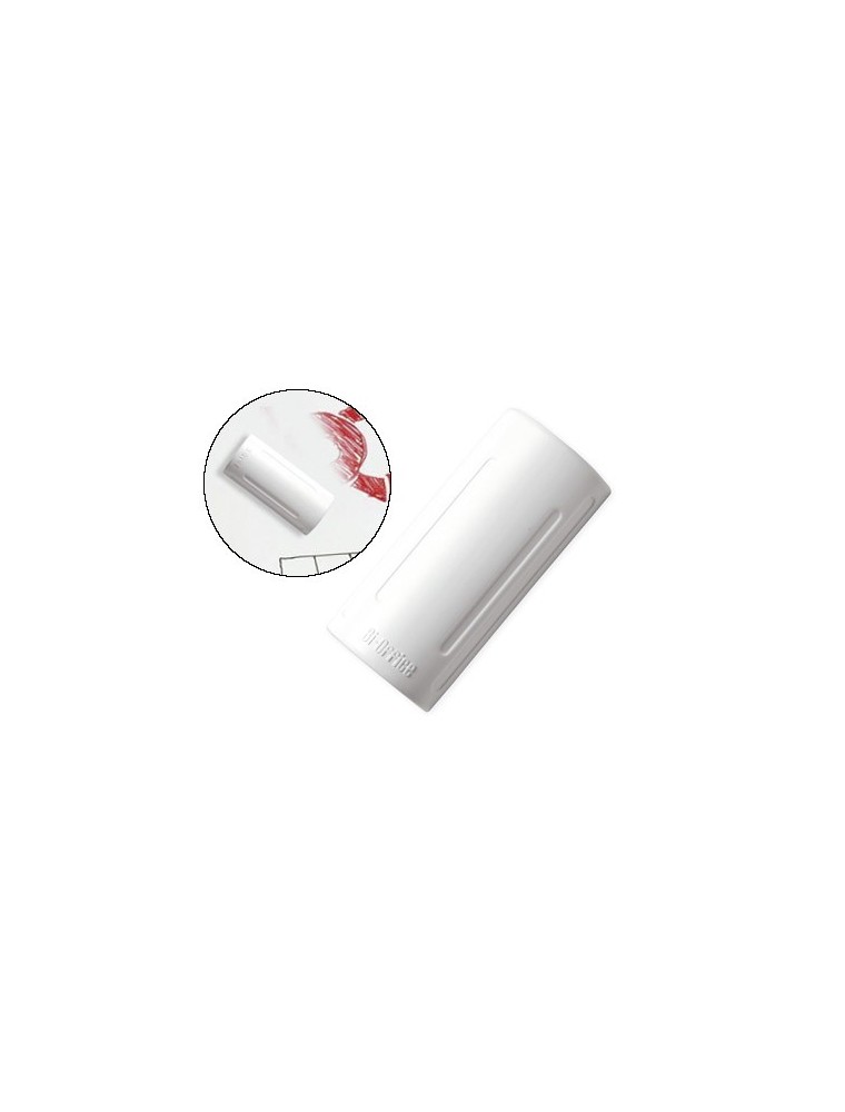 Borrador bi-office magnetico color blanco para pizarra blanca 128x60x30 mm