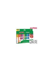 Rotulador alpino standard caja de 24 colores surtidos