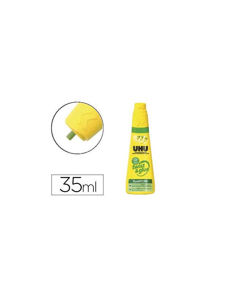 Pegamento uhu universal twistglue 35 ml sin disolvente unidad