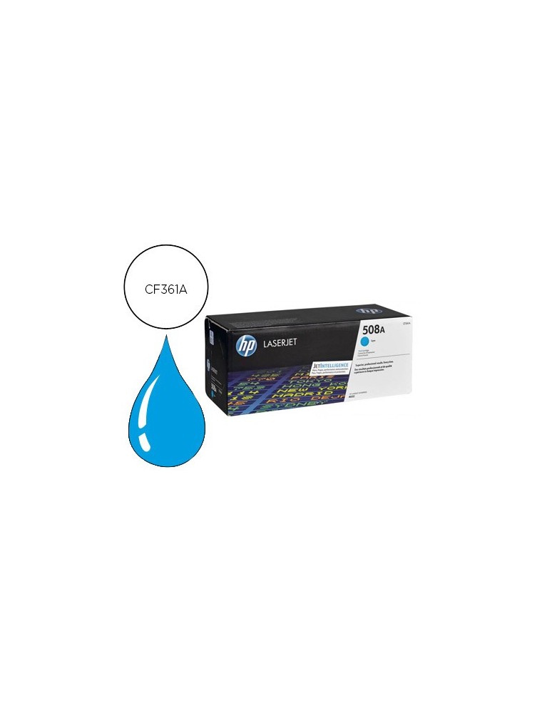 HEWLETT PACKARD HP TONER LASERJET ORIGINAL 508A CYAN PARA M553 5000 PAGINAS