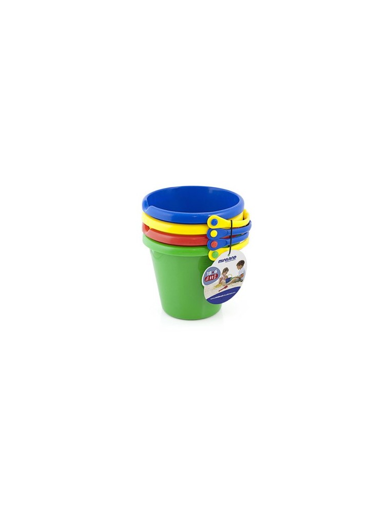 CUBOS INFANTILES DE PLASTICO  4 UD COLORES SURTIDOS MINILAND EDUCATIONAL