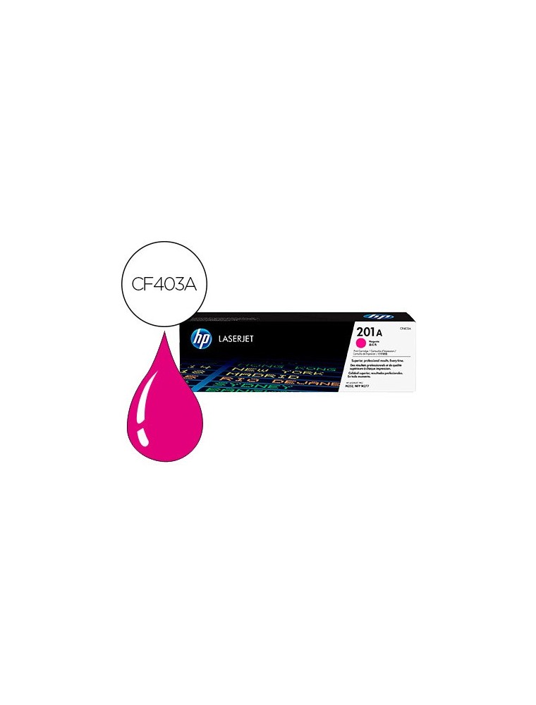 HEWLETT PACKARD HP TONER LASERJET MAGENTA 201A PARA PRO M252M277 1.400 PAGINAS