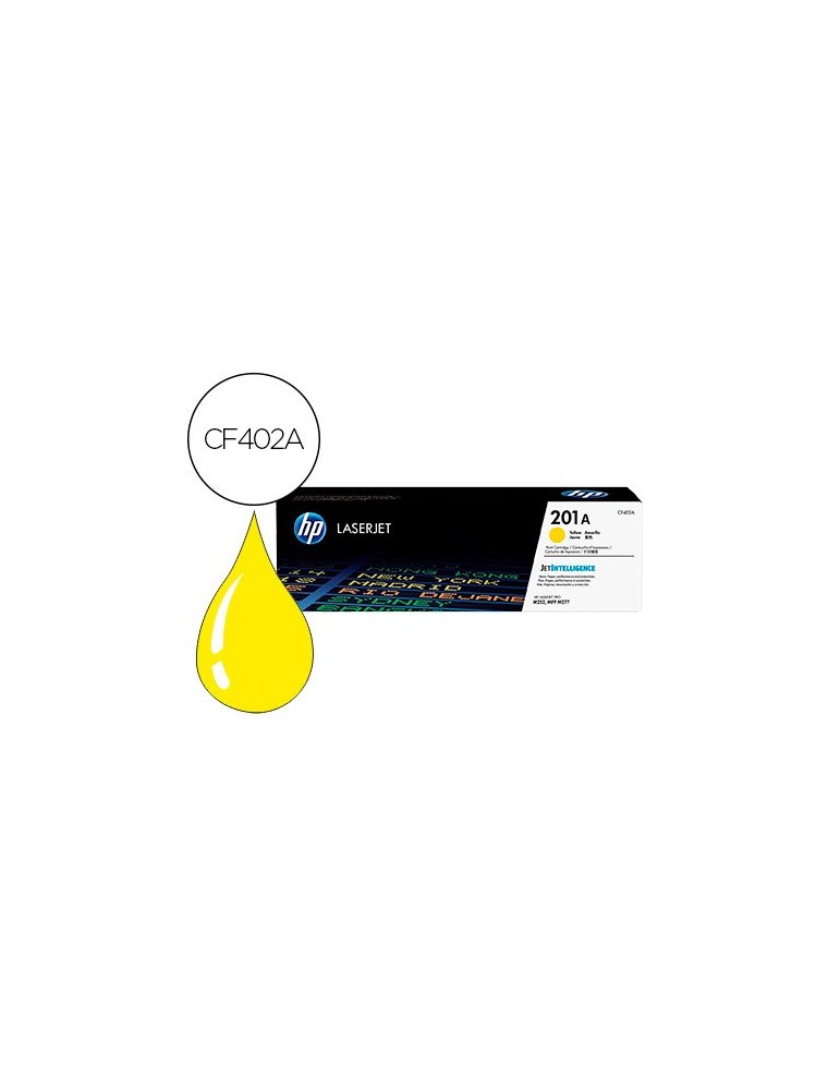 HEWLETT PACKARD HP TONER LASERJET AMARILLO 201A PARA PRO M252M277 1.400 PAGINAS