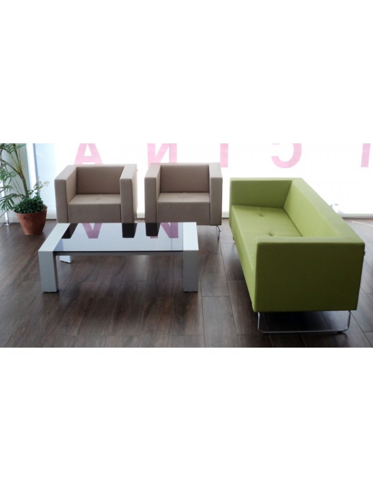 Conjunto sofa mas butacas mas mesa de centro