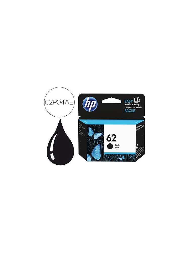 HEWLETT PACKARD HP CARTUCHO INKJET NEGRO Nº 62