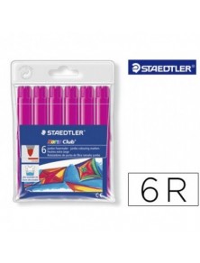 RETOLADOR COLOR JUMBO TRAÇ 3 MM -ESTUCHE DE 6 COLOR ROSA STAEDTLER