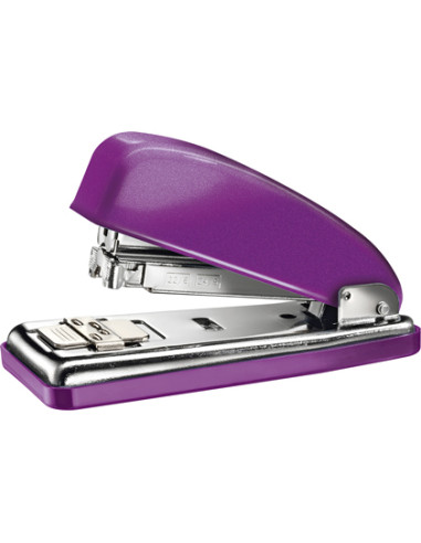 Grapadora petrus 226 classic wow violeta metalizado capacidad 30 hojas en blister